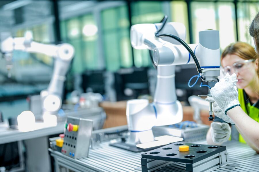 Robotics,Engineer,In,An,Rd,Lab,Performs,Diagnostics,On,An